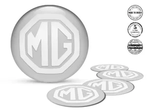 MG Radaufkleber Version Gewölbte Harzlabels